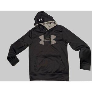 Under Armour Storm Big Logo Hoodie Sweatshirt Black Size Small